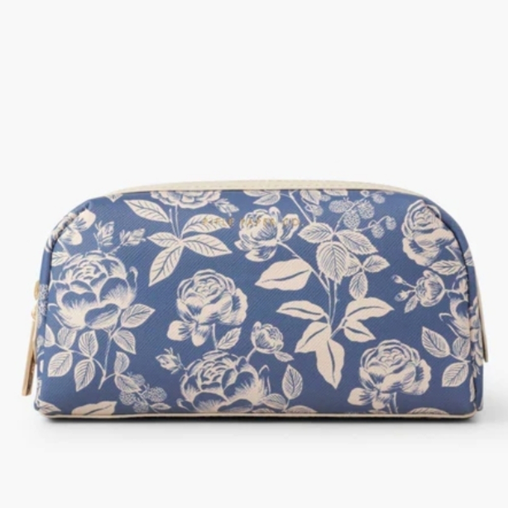 💥BUY 5 GET 3 FREE Small Cosmetic Pouch, Retail $48.00, Color English Ros